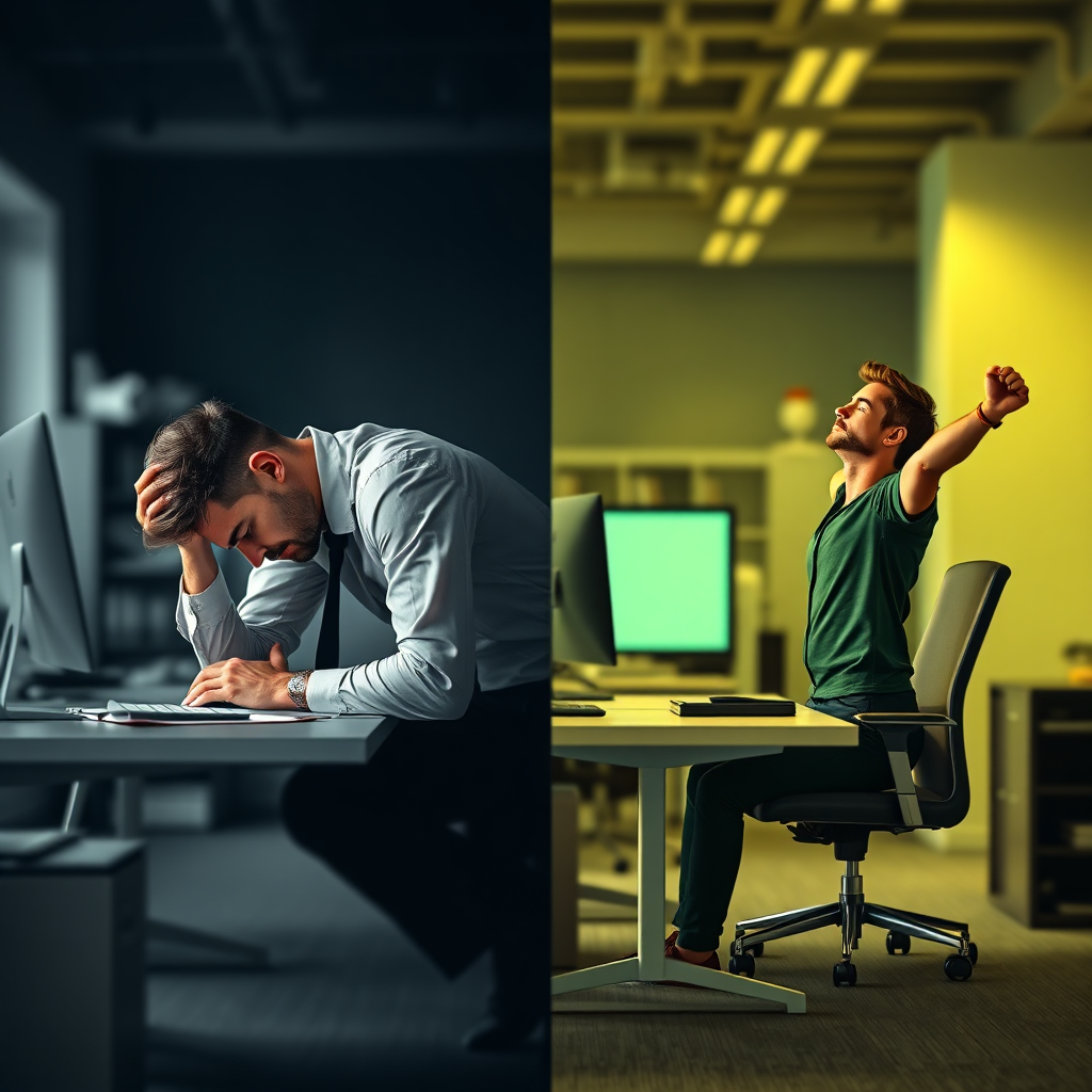 A person joyfully stretching outdoors in a bright, sunny environment, representing the 'Schmerzfrei-Plan' and its benefits. The style is energetic and aspirational.
